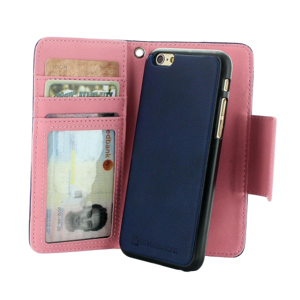 Covered Gear Devoted Wallet Case - iPhone 6/6S - Sininen/Pink