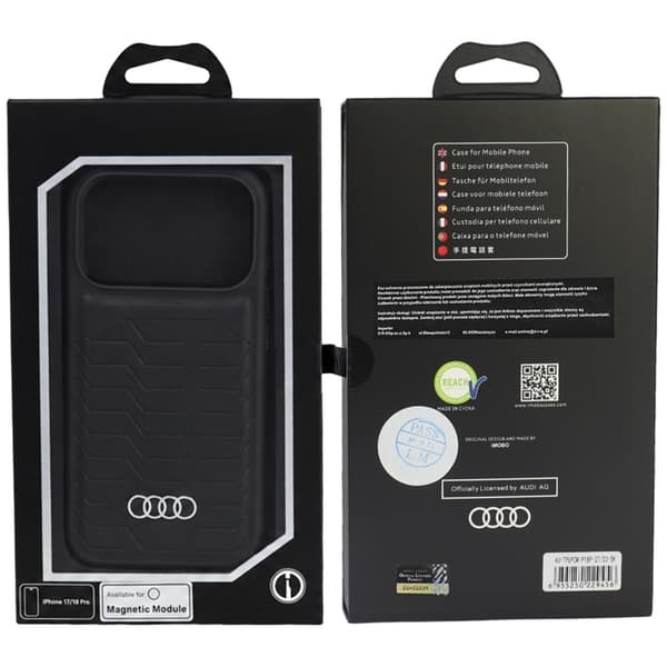 Audi Mobilskal För iPhone 18 Pro/17 Pro Magsafe GT - Svart