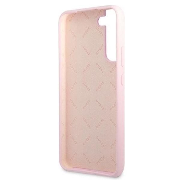 Guess Silicone Script Metal Logo Skal Galaxy S22 Plus - Lavender