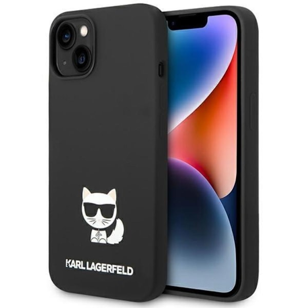 Karl Lagerfeld iPhone 14 Plus Skal Silicone Choupette Body - Svart Svart
