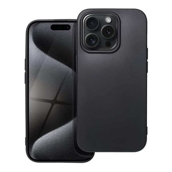 Mobilskal till iPhone 15 Soft - Svart Svart