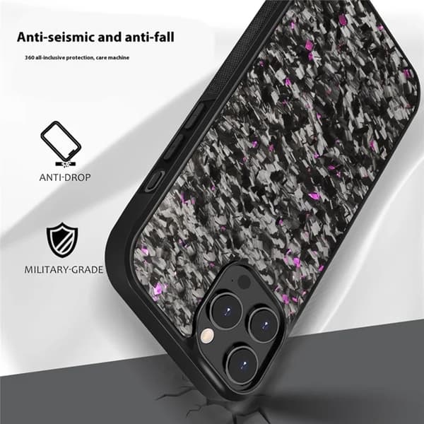 Mobilskal till iPhone 15 Pro Aramid Fiber Forged - Silver Silver