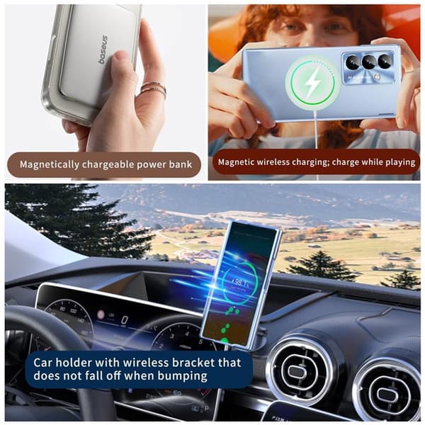 Mobilskal För Galaxy Z Fold 8 MagSafe Hård PC - Roséguld