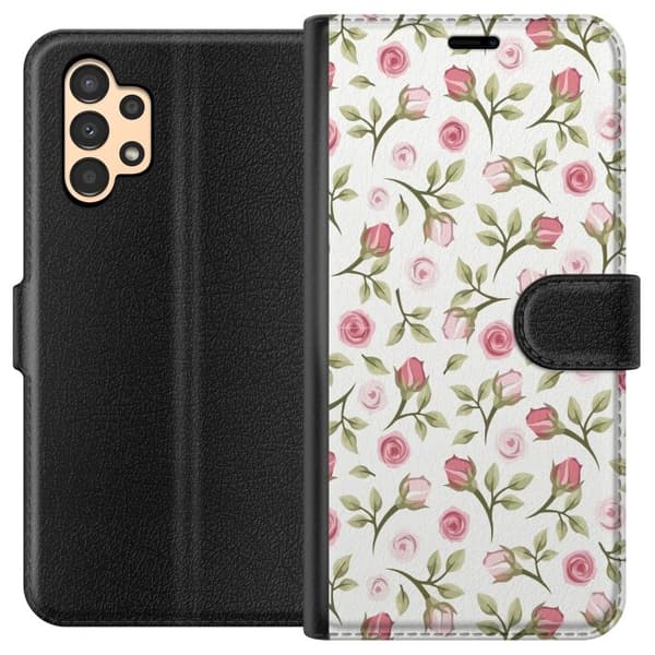 Plånboksfodral till Samsung Galaxy A13 med Blommigt