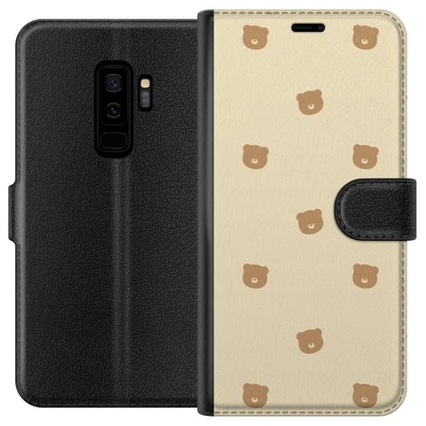 Plånboksfodral till Samsung Galaxy S9+ med Björnmönster