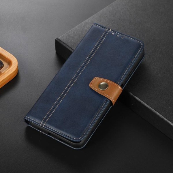 Sony Xperia 5 IV Wallet Case Magnetisk lås - Blå