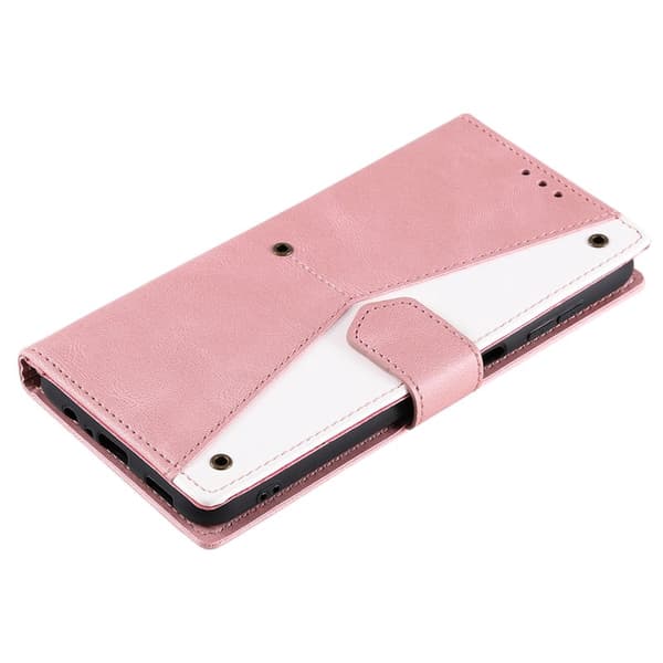 Plånboksfodral för Samsung Galaxy S26 Konstläder med handledsrem - Roséguld