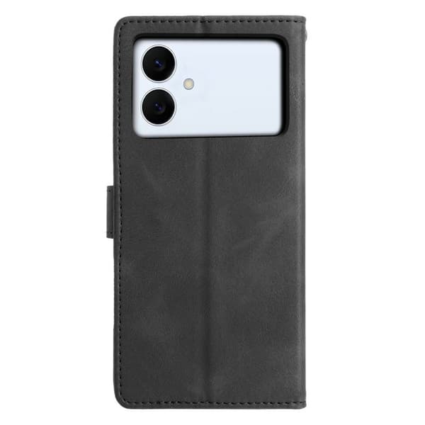 Samsung Galaxy S26 Edge Plånboksfodral Ställ Impränerad Konstläder - Svart