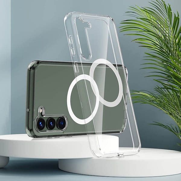 Galaxy S23 Mobilskal Magsafe Shockproof Magnetic - Clear