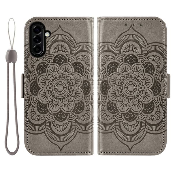 Plånboksfodral för Samsung Galaxy S26 Plus TPU + Konstläder - Grå