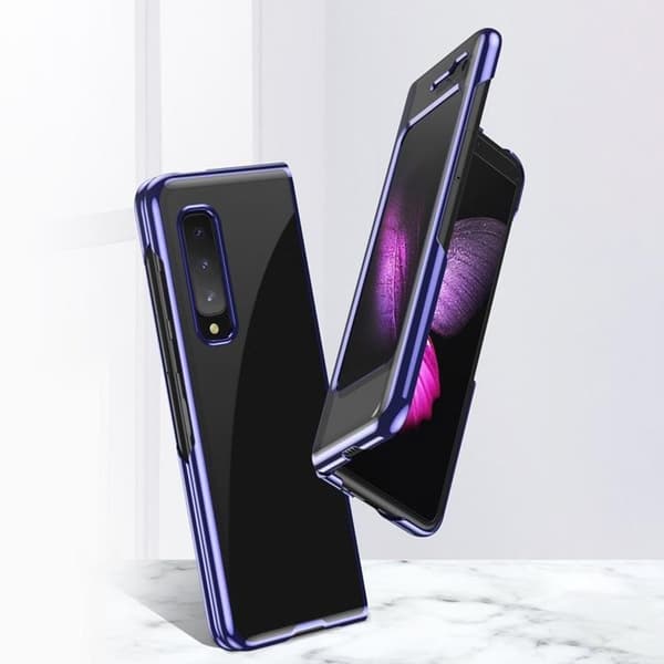 Elektroplettering Ram Skal Galaxy Fold - Blå Blue