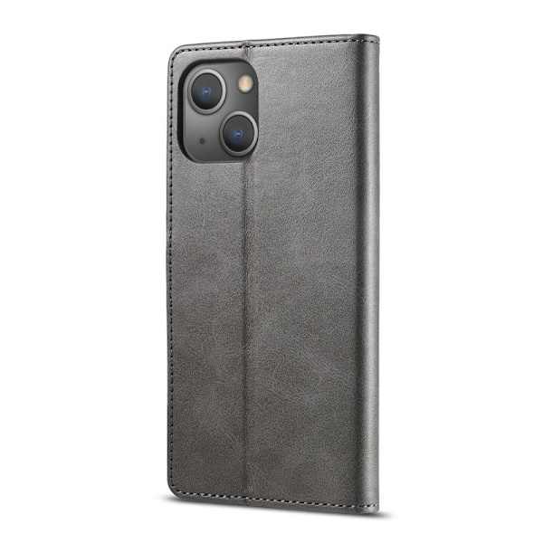 LC.IMEEKE iPhone 13 mini Plånboksfodral i Konstläder - Grå