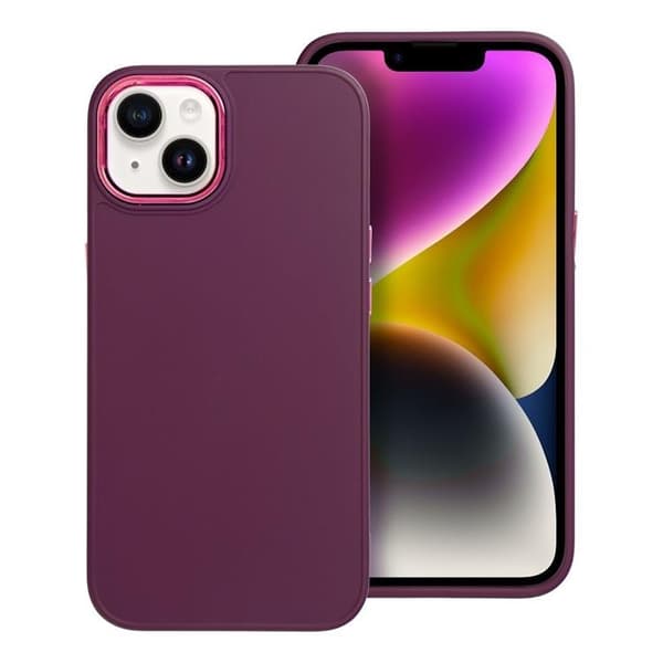 Telefontaske til iPhone 13 Ramme - Lilla Lila