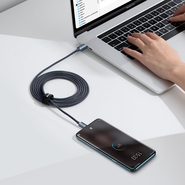 Baseus USB-C till USB-C Kablar 100W 1,2m - Svart