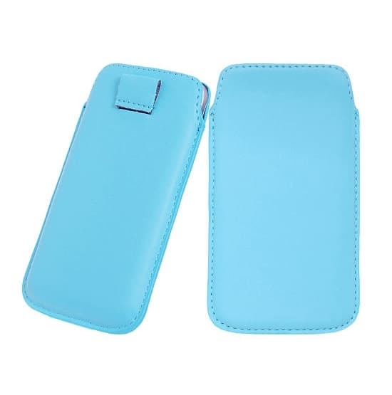 Smart Mobilcover i Kunstlæder (Lyseblå) Blue