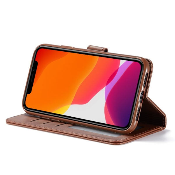 LC.imeeke iPhone 11 Plånboksfodral i Konstläder - Brun