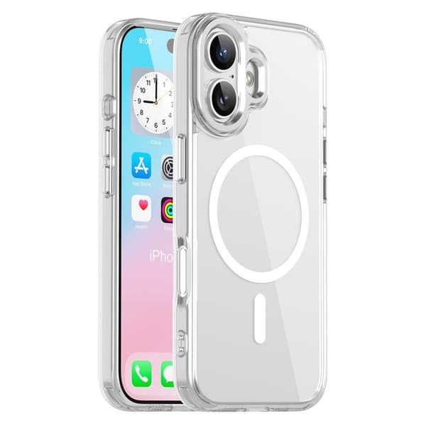 Mobilskal till iPhone 17 MagSafe TPU+PC - Transparent Transparent