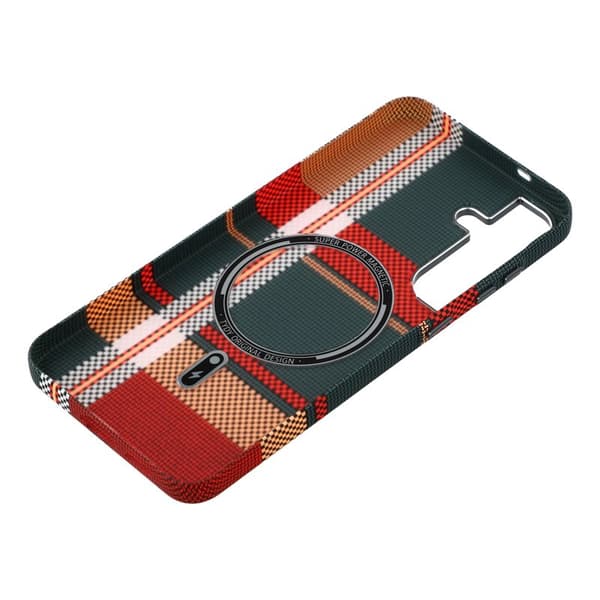 Mobilskal för Samsung Galaxy S26 Plus Magnetiskt PC - Rutig Röd