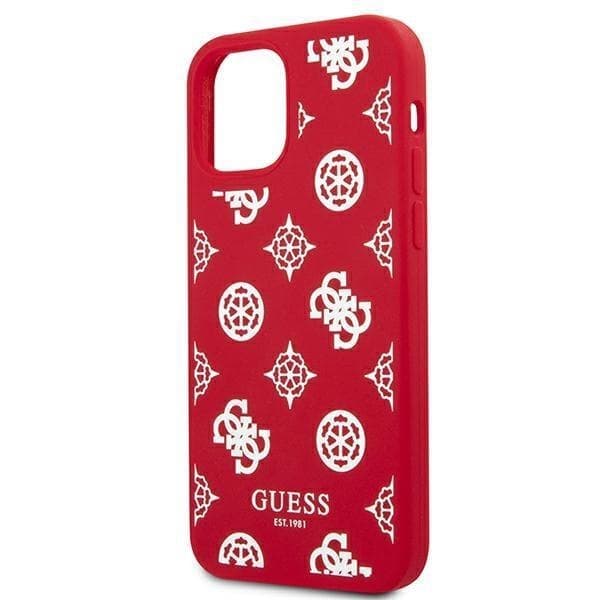 Guess Peony Collection Skal iPhone 12 Pro Max - Rød Red