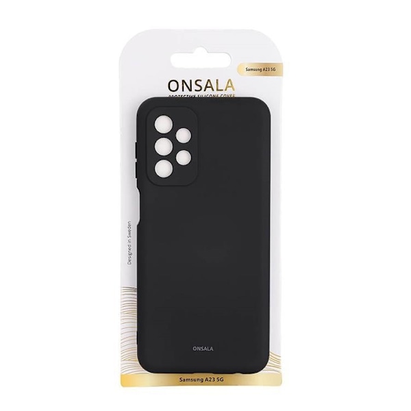 ONSALA Galaxy A23 4G/5G Cover Silikon - Sort Black