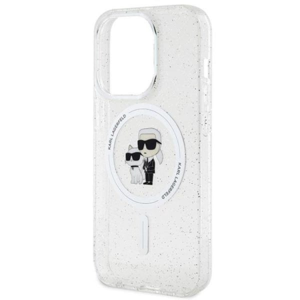 KARL LAGERFELD iPhone 15 Pro Mobilcover Magsafe Glitter