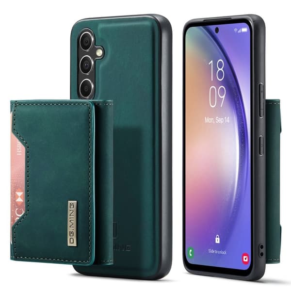 DG.MING Samsung Galaxy A54 5G Konstläder Plånboksfodral Grön