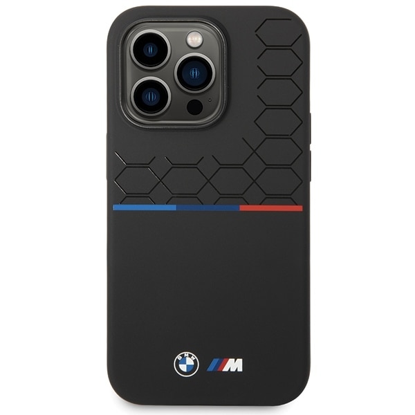 BMW Mobilskal till iPhone 15 Pro Max MagSafe Silicone Pattern - Svart