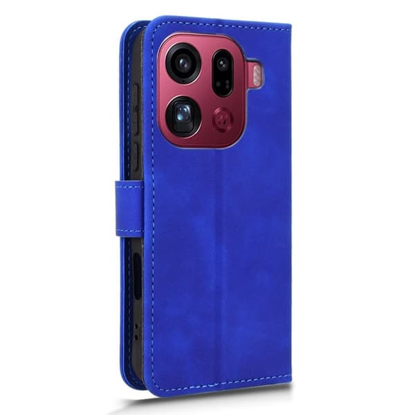 Oppo Find X9 Pro 5G Plånboksfodral Konstläder Skydd - Blå