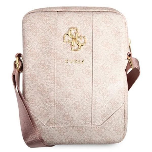 Guess Datorfodral 10" Big Metall Logo - Rosa