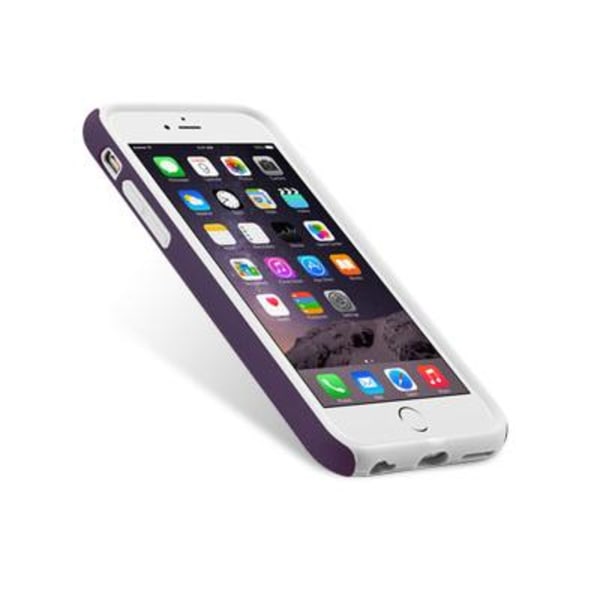 Melkco Cubal Combo Cover til Apple iPhone 6 / 6S (lilla - hvid) White