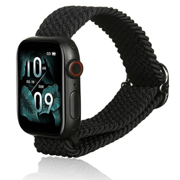 Beline Apple Watch (38/40/41mm) Armband Textile - Svart Black