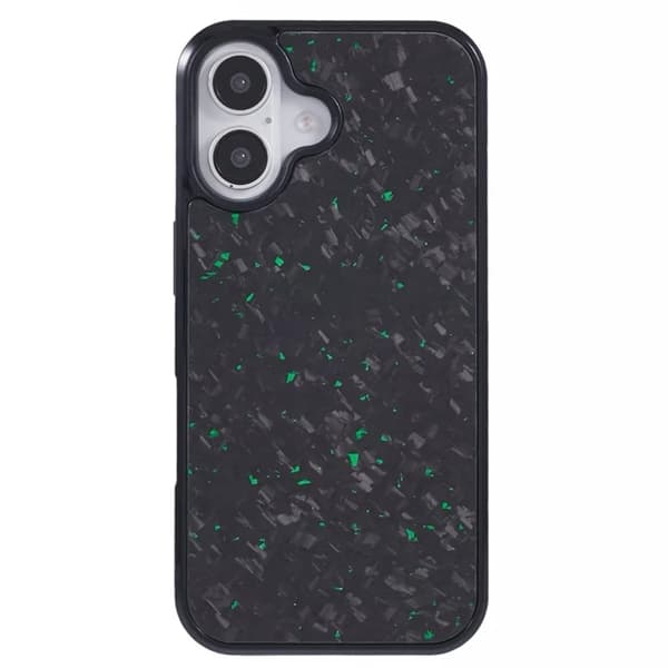 Mobilskal till iPhone 16 Plus Aramid Fiber Forged - Grön Grön