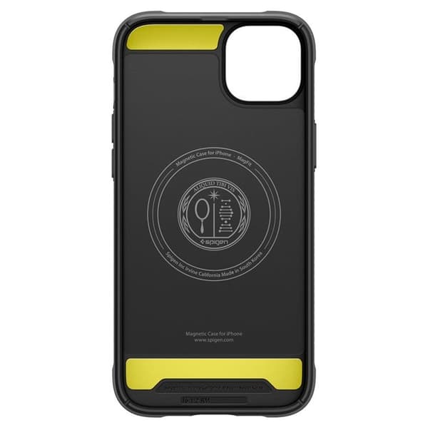 Spigen iPhone 14 Cover Magsafe Mag Rugged Armor - Mat Sort Svart