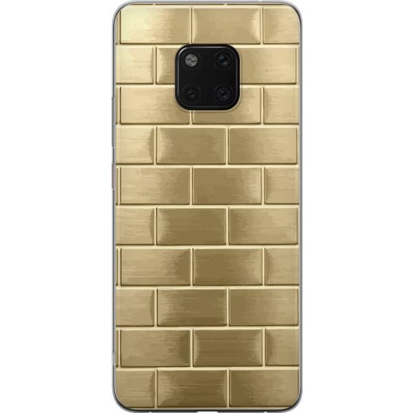 Telefontaske til Huawei Mate 20 Pro med gyldne mursten