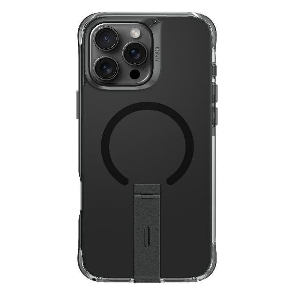 UNIQ Telefontaske til iPhone 16 Pro Max Eleva Vertica Stand - Sort Svart