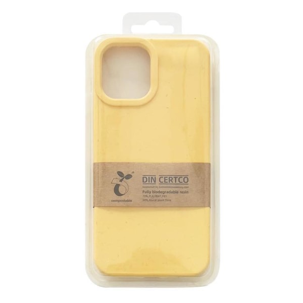 Eco Silicone Case iPhone 12 Pro Max - keltainen