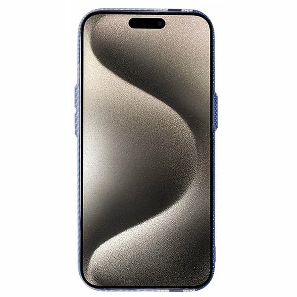 Mobilskal till iPhone 15 Magsafe Aramid Fiber - Blå Blå