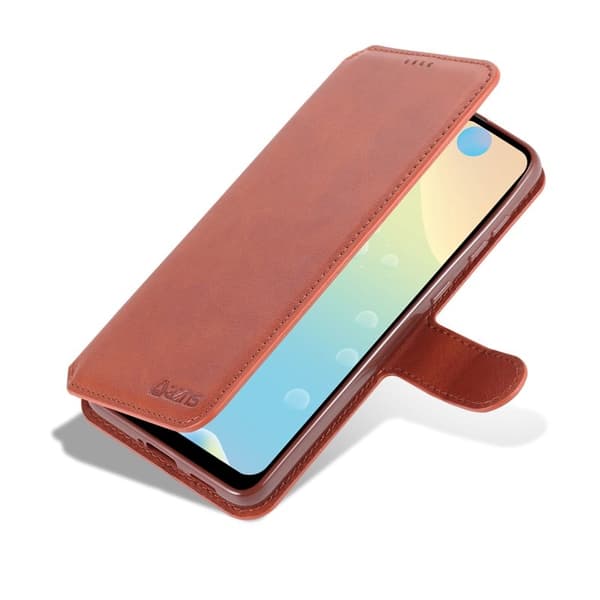 AZNS Samsung Galaxy A53 5G Plånboksfodral Konstläder - Brun