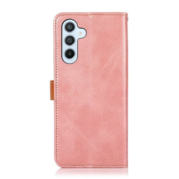 KHAZNEH Plånboksfodral för Samsung Galaxy S26 Plus Konstläder Ställ - Roséguld