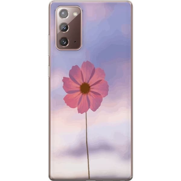 Mobilskal till Samsung Galaxy Note20 med Rosa blomma