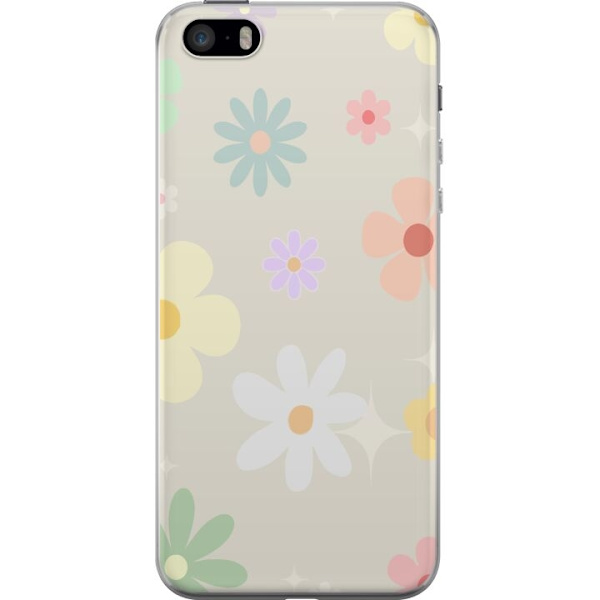 Mobilskal till Apple iPhone 5s med fejdande blommor