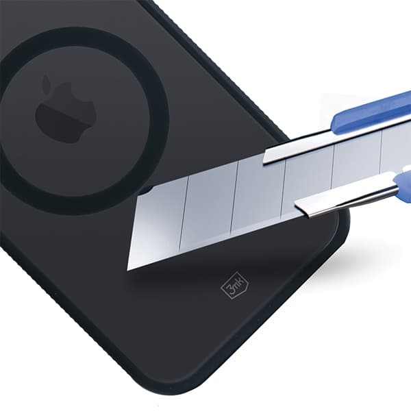3MK Telefontaske til iPhone 15 Pro MagSafe Smoke - Sort