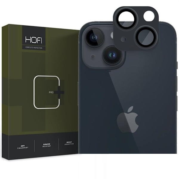 Hofi iPhone 15 Plus/15 Kameralinsskydd i Härdat Glas - Svart Svart