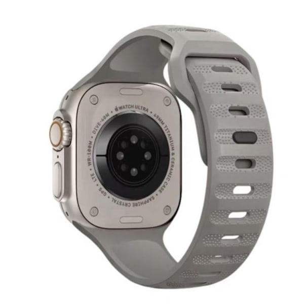Apple Watch 4/5/6/7/8/SE (38/40/41mm) Rugged Band - Grå