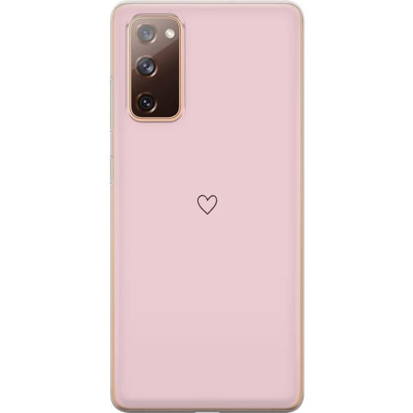 Telefontaske til Samsung Galaxy S20 FE med lille hjerte