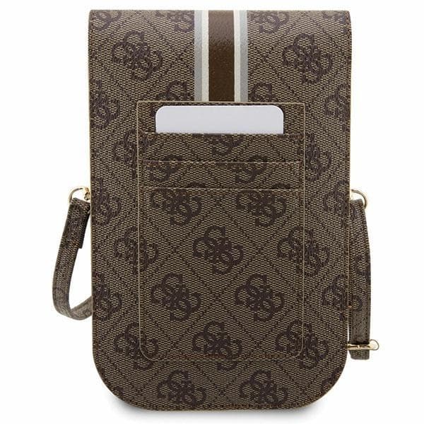Guess Halsbåndsetui 4G Stripes - Brun Brun