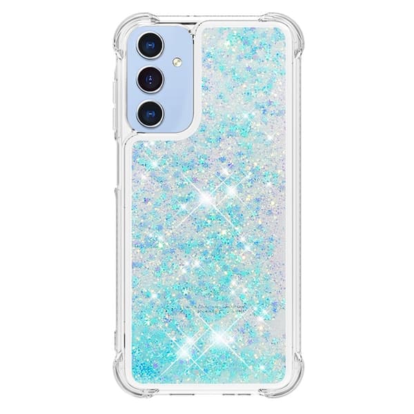 Mobilskal till Galaxy A17/A26 Glitter Quicksand TPU - Blå Blå