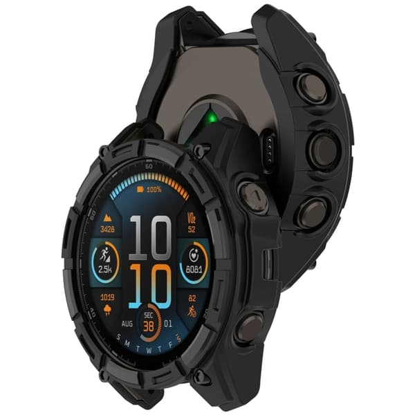 Tech-Protect Garmin Fenix 8 (47mm) Taske Defense Air - Sort Svart
