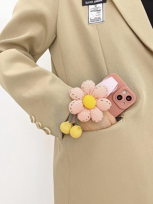 Pumpkin Handrem iPhone 13 Skal - Rosa Rosa
