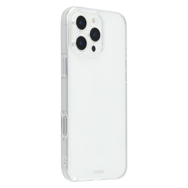 X-LEVEL Mobilskal till iPhone 16 Pro Max PC + TPU Transparent Fodral